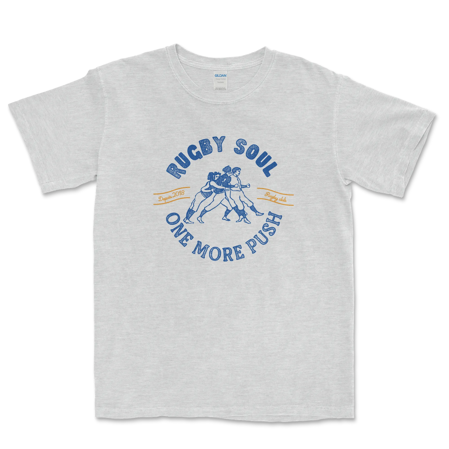 T-shirt Rugby Héritage – Rugby Soul, One More Push-Garçon bien vêtu