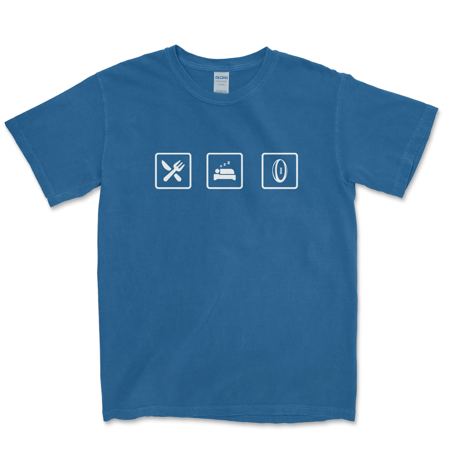 T-shirt Rugby Lifestyle – Manger, Dormir, Rugby-Garçon bien vêtu