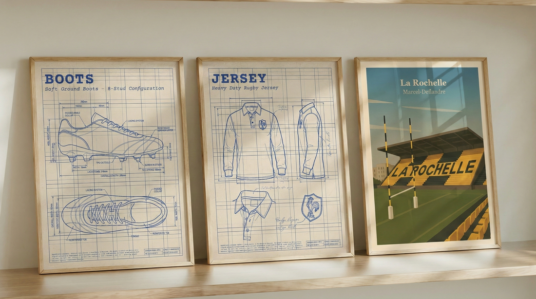 Déco Rugby : Comment afficher sa passion sans transformer son salon en vestiaire ?