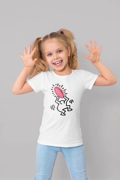 T-shirt Rugby Enfant Pop Art – L’Art du Ballon Ovale-Garçon bien vêtu