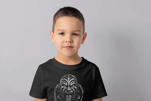 T-shirt Rugby Enfant HAKA– Puissance & Mana-Garçon bien vêtu