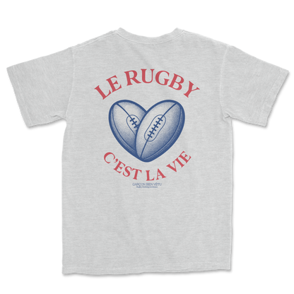 T-shirt Rugby Cœur – Le Rugby C’est la Vie
