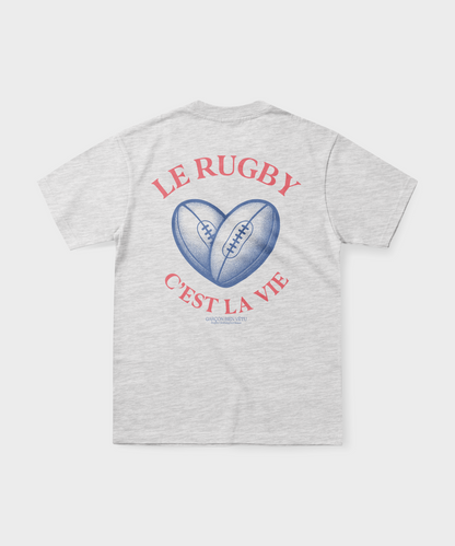 T-shirt Rugby Cœur – Le Rugby C’est la Vie