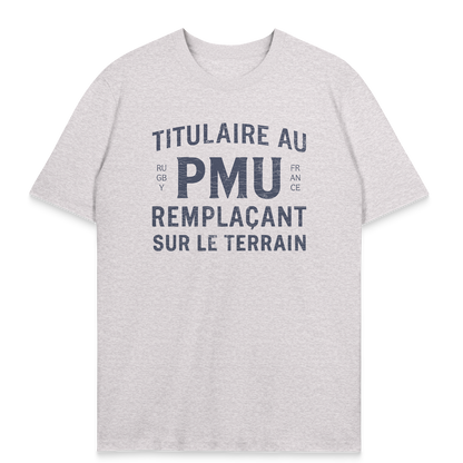 T-shirt Rugby – Titulaire au PMU remplaçant sur le terrain
