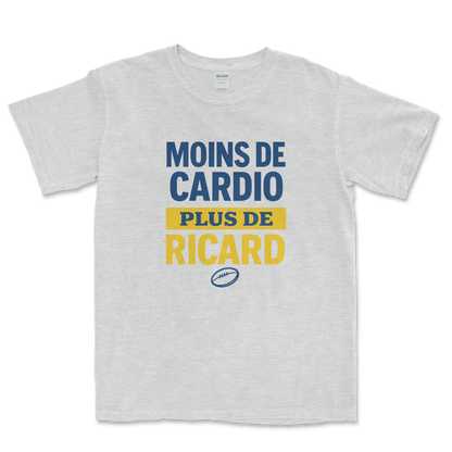 T-shirt Rugby Humour – Moins de Cardio, Plus de Ricard