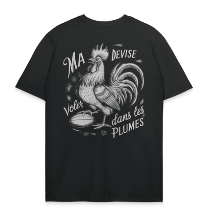 Rugby T-Shirt – Mein Motto: Fliegen in den Federn