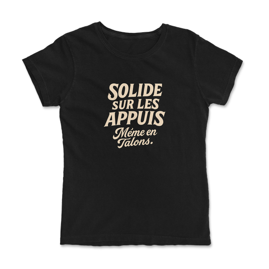 T-shirt Rugby Femme – Solide sur les Appuis