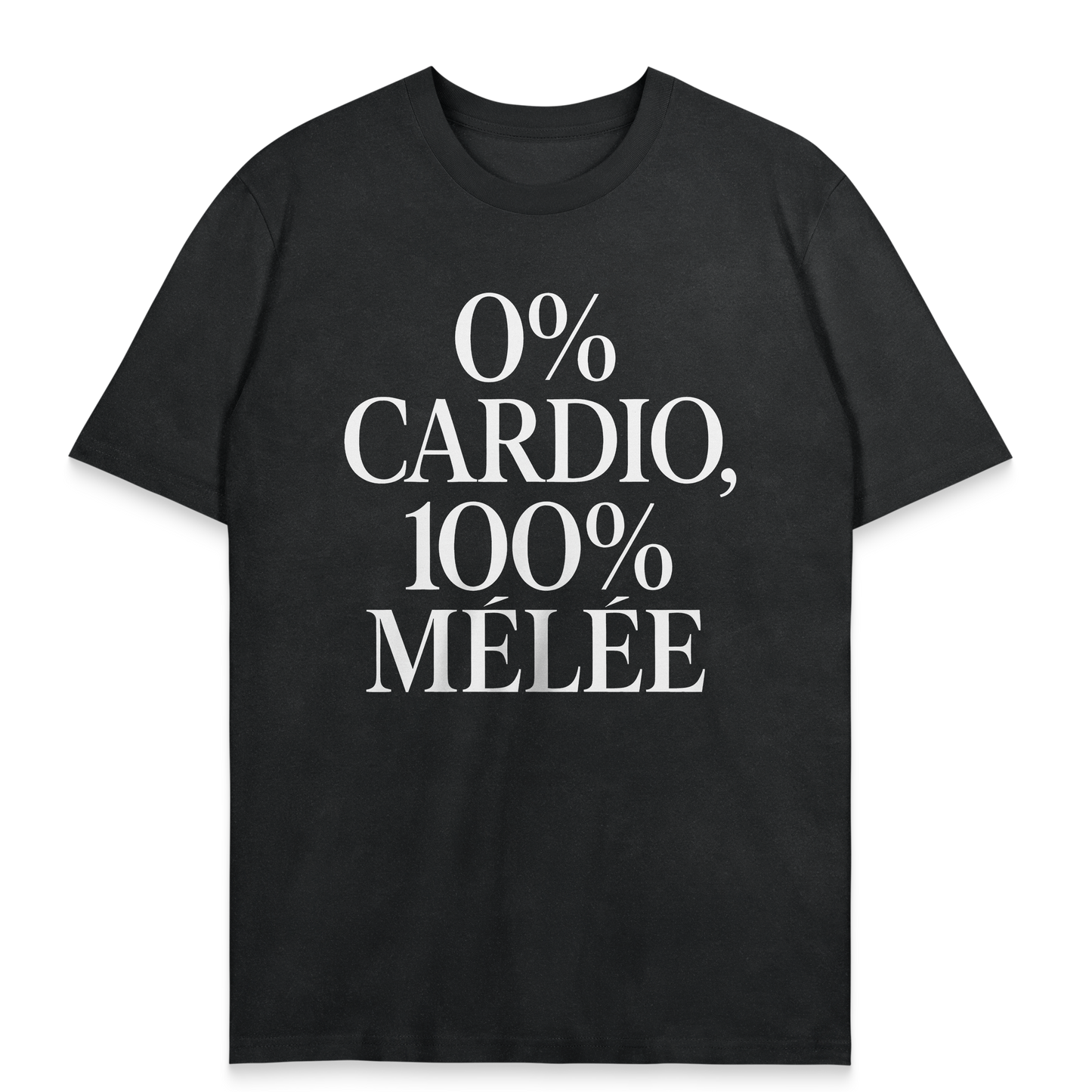 T-shirt Rugby – 0% Cardio, 100% Mêlée