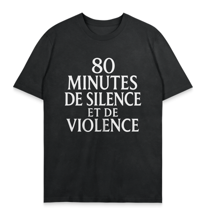 T-shirt Rugby – 80 Minutes de Silence et de Violence