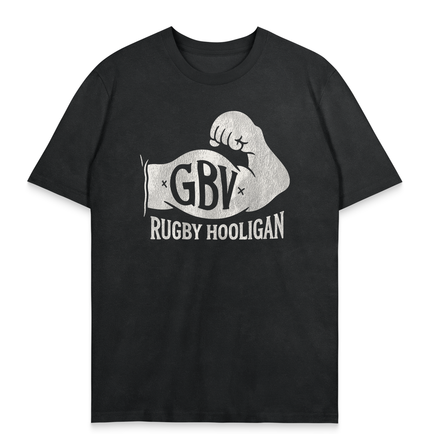 T-shirt Rugby Hooligan – GBV Édition Poing Levé