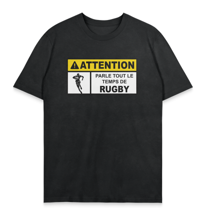 Rugby Humor T-Shirt – Achtung Rugby-Süchtiger