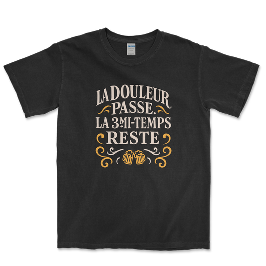 T-shirt Rugby – La Douleur Passe, la 3e Mi-temps Reste