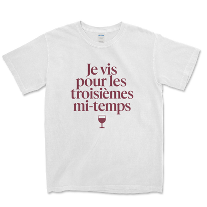 T-shirt Rugby – Je vis pour les troisièmes mi-temps