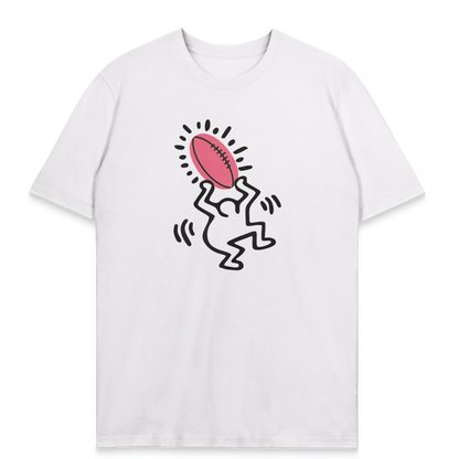 Pop-Art-Rugby-T-Shirt – Die Kunst des ovalen Balls