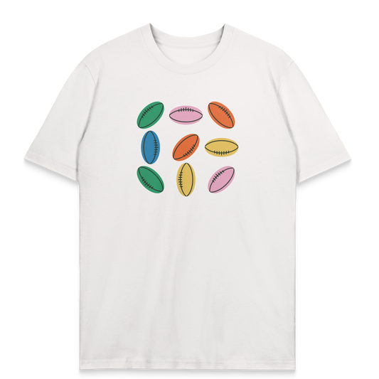 Rugby Lifestyle T-Shirt – Bunte Bälle