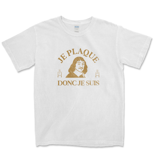 T-shirt Rugby Je Plaque Donc Je Suis – Descartes Ovale Edition