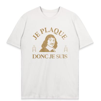T-shirt Rugby Je Plaque Donc Je Suis – Descartes Ovale Edition