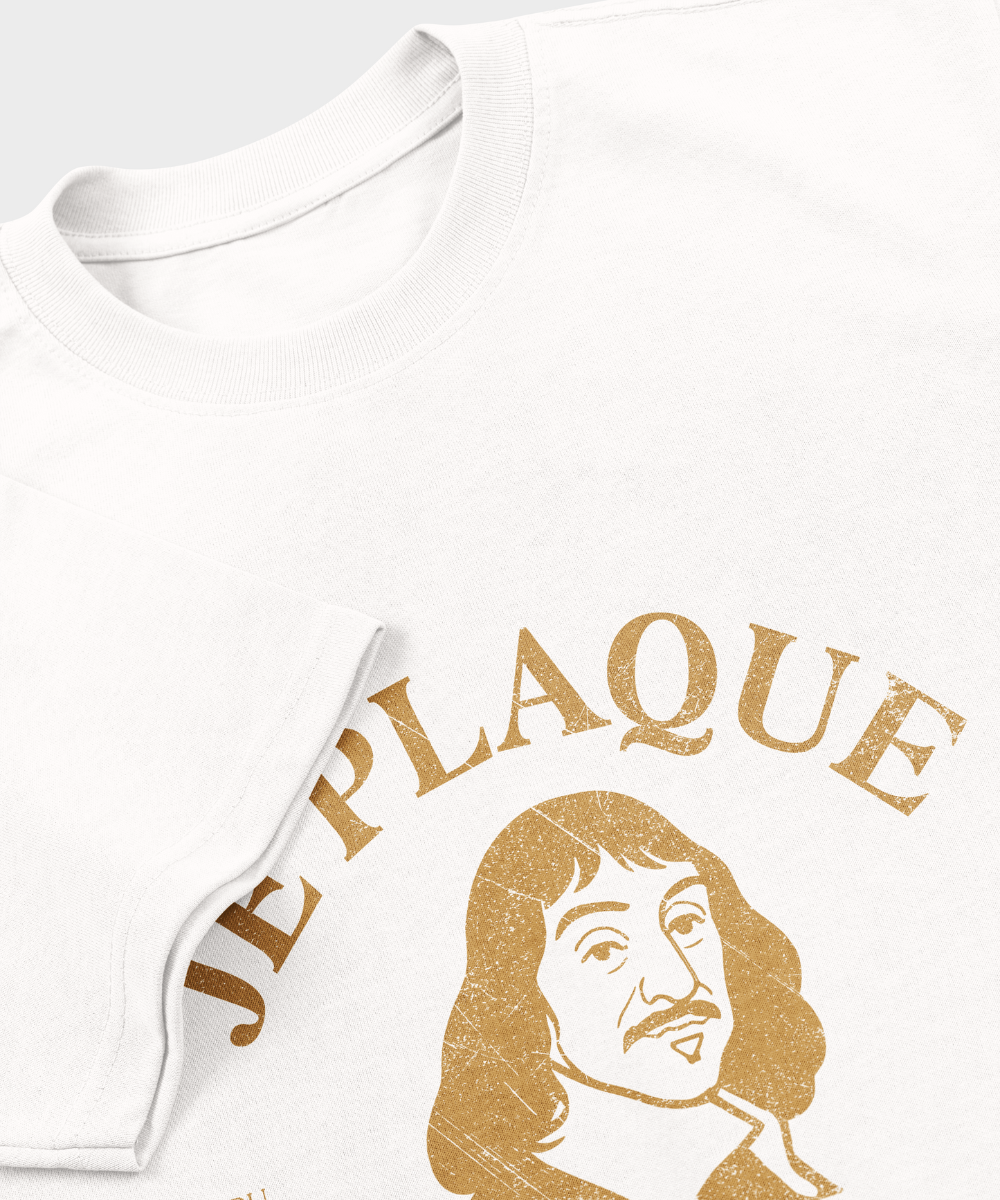 T-shirt Rugby Je Plaque Donc Je Suis – Descartes Ovale Edition
