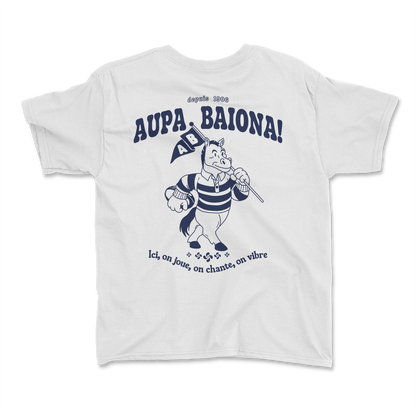 T-shirt Rugby Enfant Bayonne – Aupa Baiona, Esprit Basque