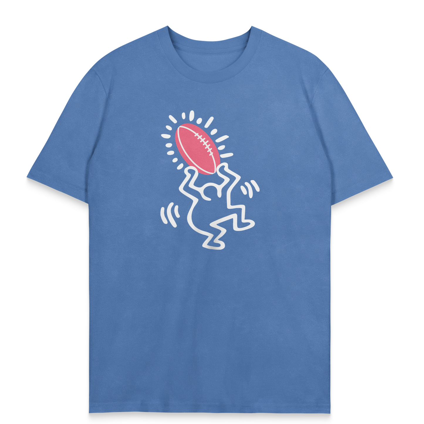 Pop-Art-Rugby-T-Shirt – Die Kunst des ovalen Balls