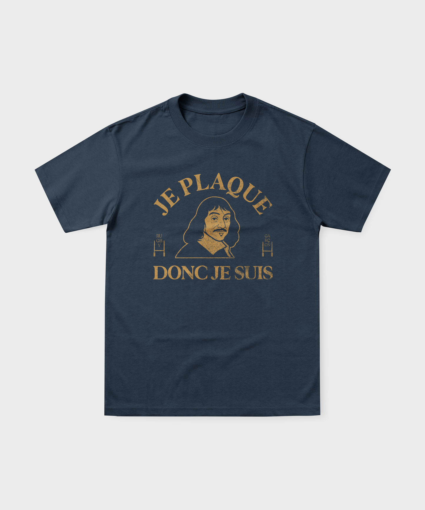 T-shirt Rugby Je Plaque Donc Je Suis – Descartes Ovale Edition