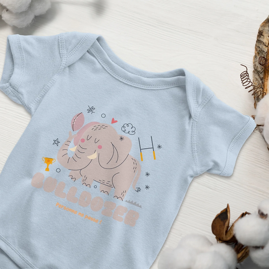 Body bébé bulldozer – puissance en mêlée-Garçon bien vêtu