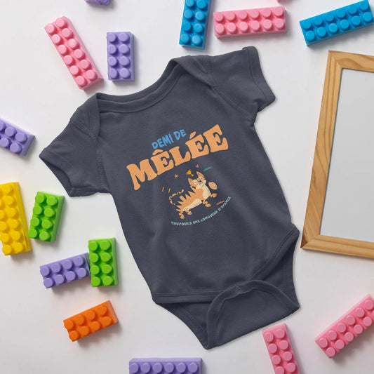 Body bébé demi de mêlée – malin et rapide-Garçon bien vêtu