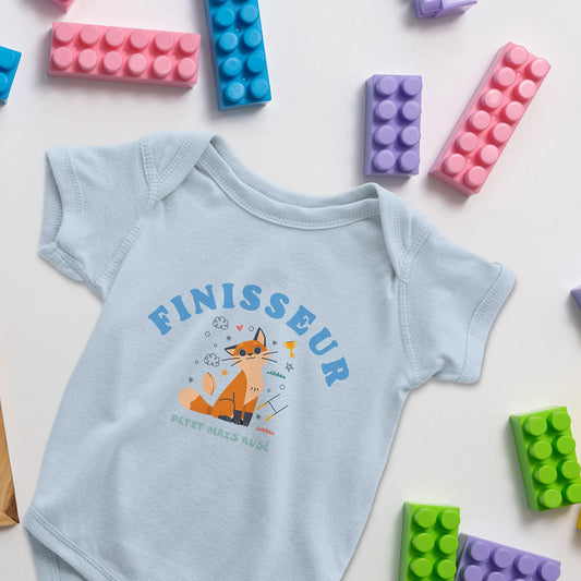 Body bébé finisseur – rapide et rusé-Garçon bien vêtu