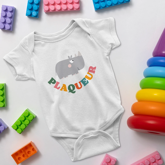 Body bébé plaqueur – force et tendresse-Garçon bien vêtu