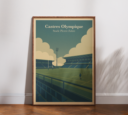 Affiche Castres Olympique – Stade Pierre-Fabre