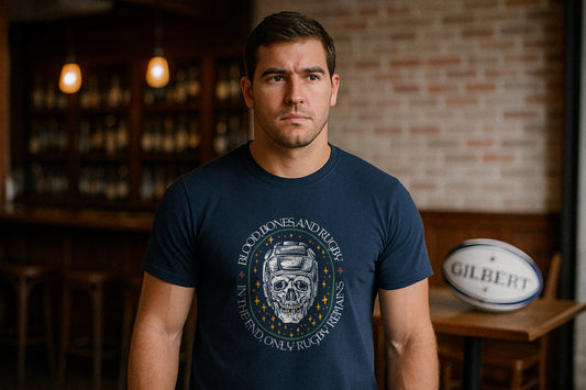 T-shirt Rugby Warrior – Blood, Bones & Rugby-Garçon bien vêtu