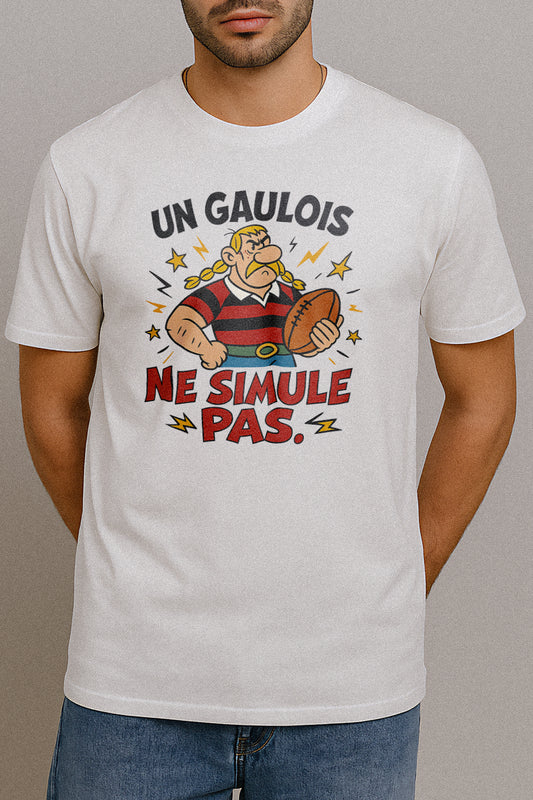 T-shirt Rugby – Un Gaulois ne Simule Pas