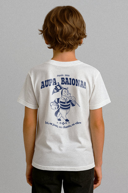 T-shirt Rugby Enfant Bayonne – Aupa Baiona, Esprit Basque