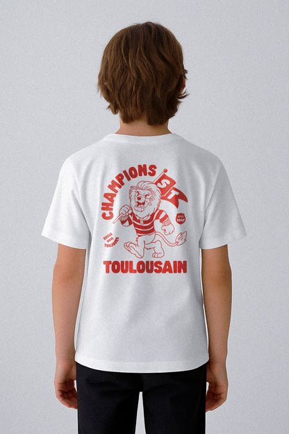 T-shirt Rugby Enfant Toulouse – Stade Toulousain, Rouge & Noir