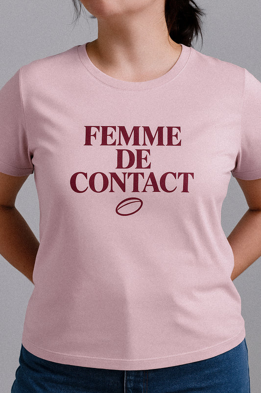 T-shirt Rugby Femme – Femme de contact, esprit du jeu et caractère
