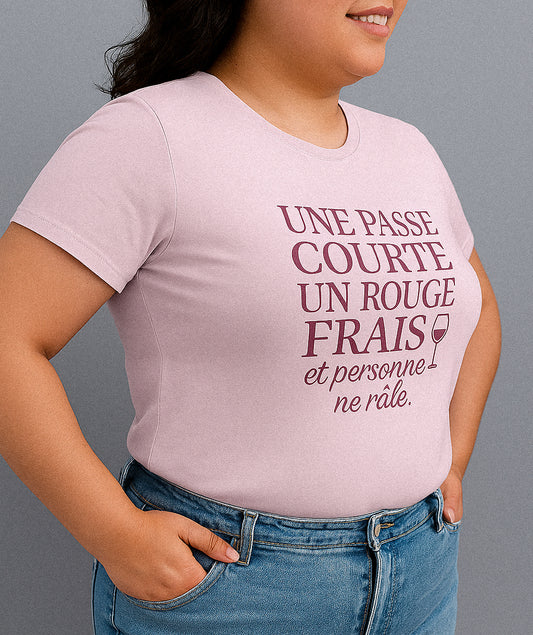 T-shirt Rugby Femme– Passe Courte & Rouge Frais
