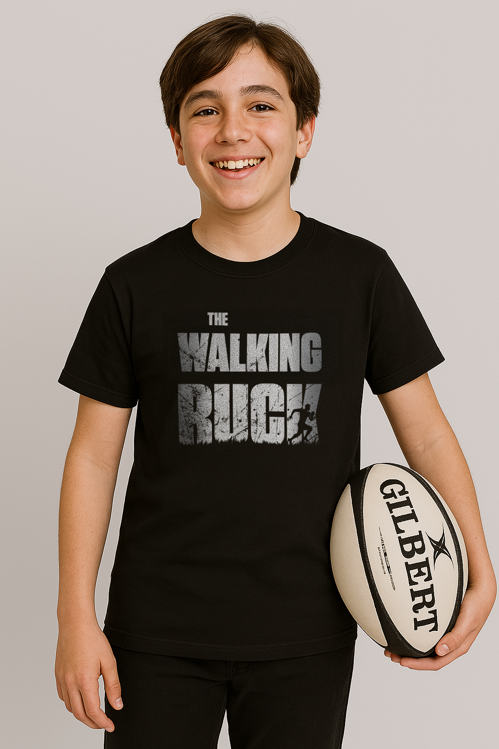 T-shirt Rugby Enfant Pop Culture – The Walking Ruck-Garçon bien vêtu