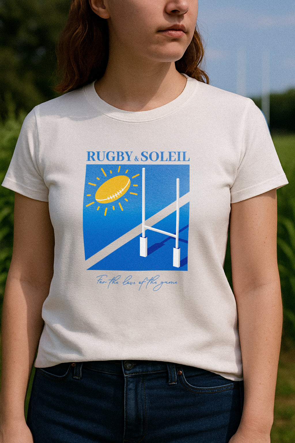 T-shirt Rugby & Soleil – Passion et Élégance-Garçon bien vêtu