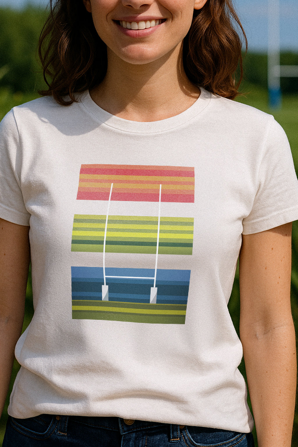 T-shirt Rugby Terrain – Esprit Rétro & Élégance Sportive-Garçon bien vêtu