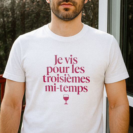 T-shirt Rugby – Je vis pour les troisièmes mi-temps