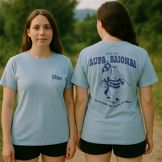 T-shirt Rugby Bayonne – Aupa Baiona, Esprit Basque-Garçon bien vêtu