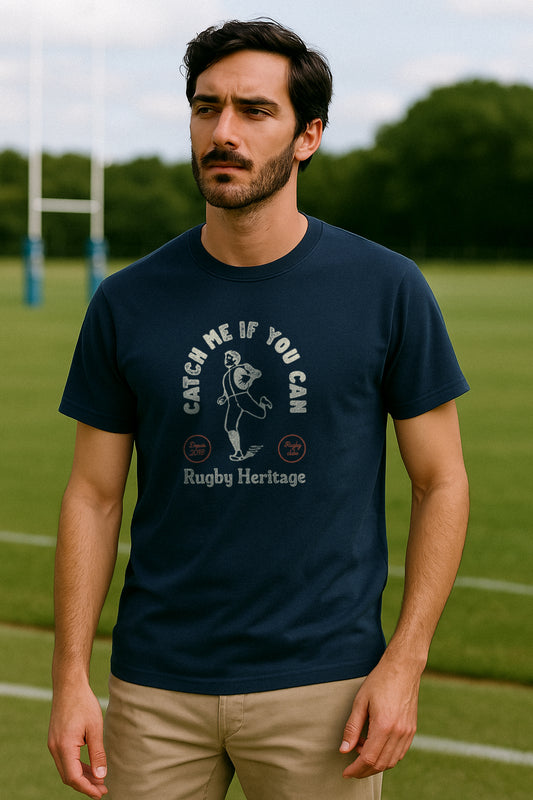 T-shirt Rugby Héritage – Catch Me If You Can-Garçon bien vêtu