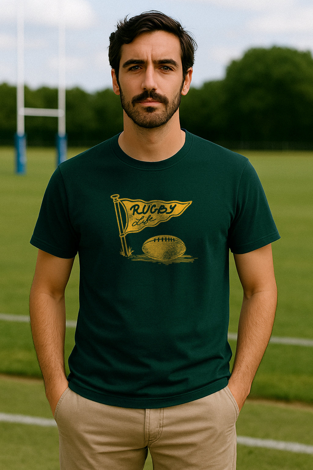 T-shirt Rugby Lifestyle – Rugby Life-Garçon bien vêtu