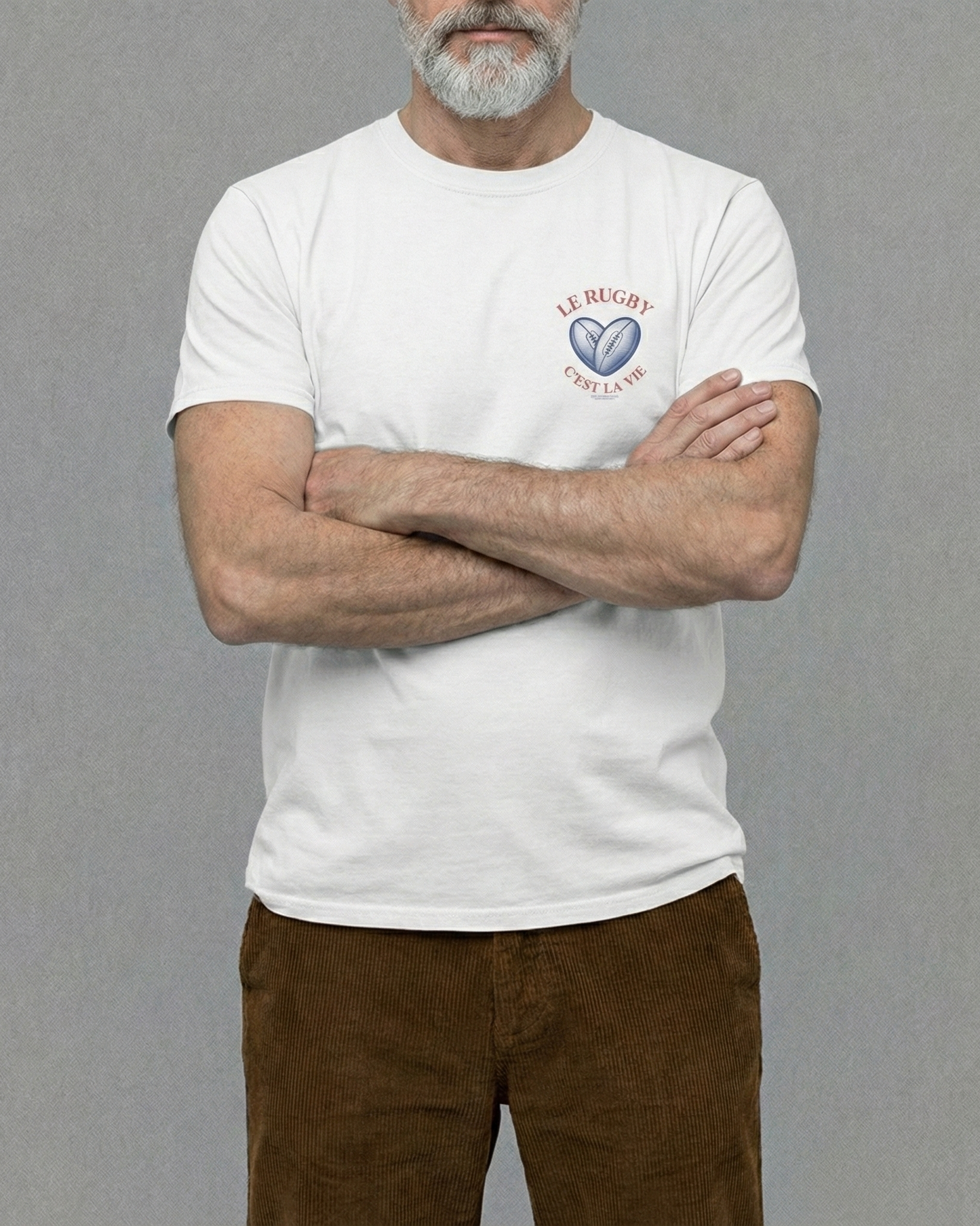 T-shirt Rugby Cœur – Le Rugby C’est la Vie