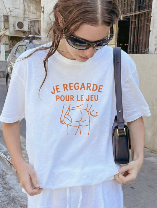 T-shirt Rugby Femme – Je Regarde Pour le Jeu