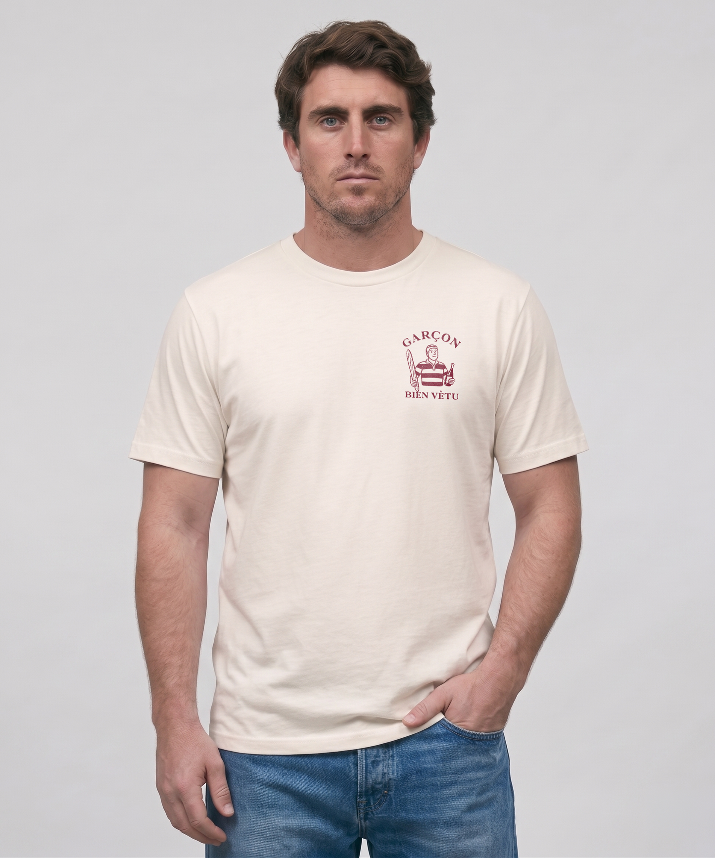 T-shirt Rugby Vintage – Je Cours Pas Vite Mais Je Me Régale