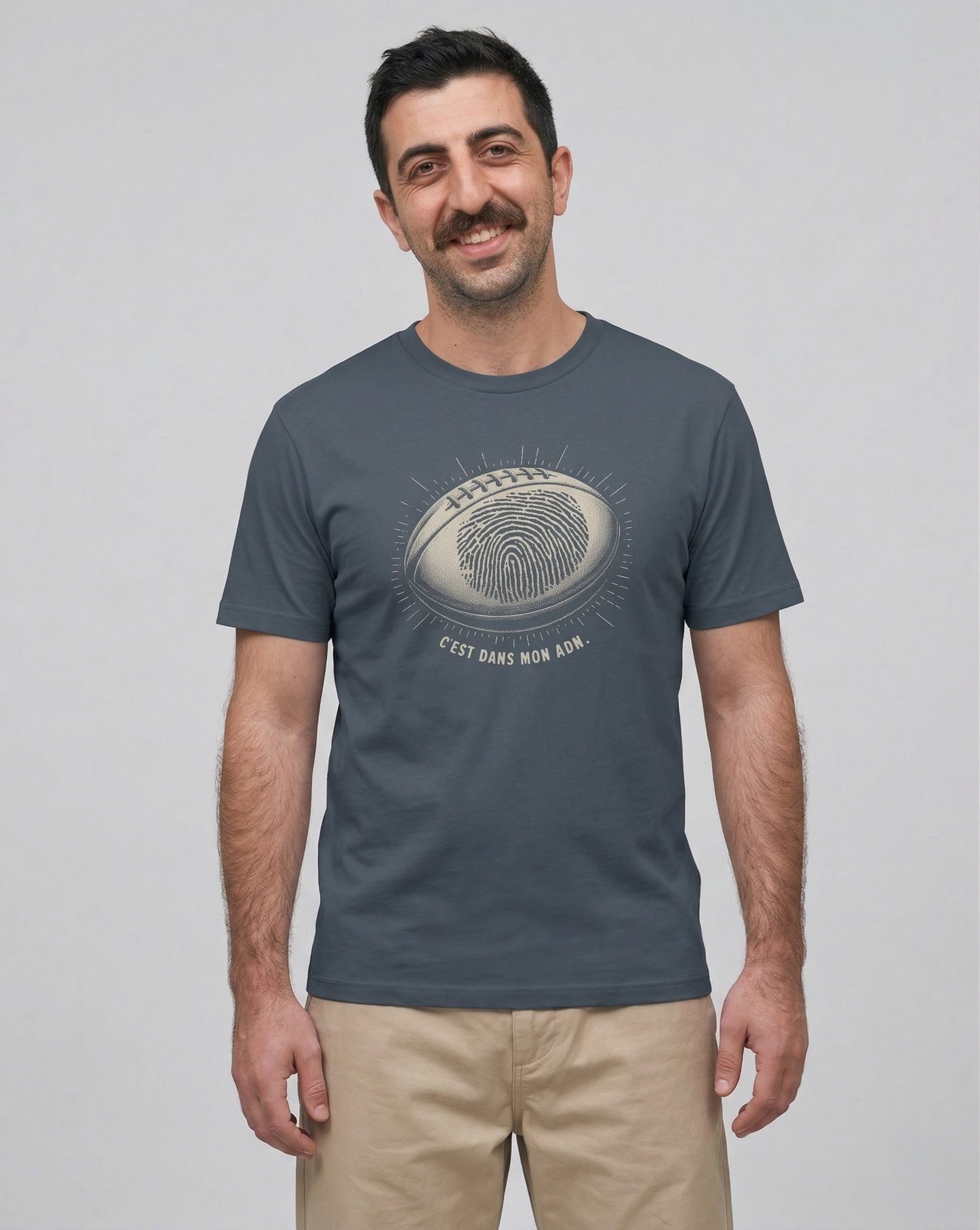 T-shirt Rugby ADN – Passion Gravée en Soi