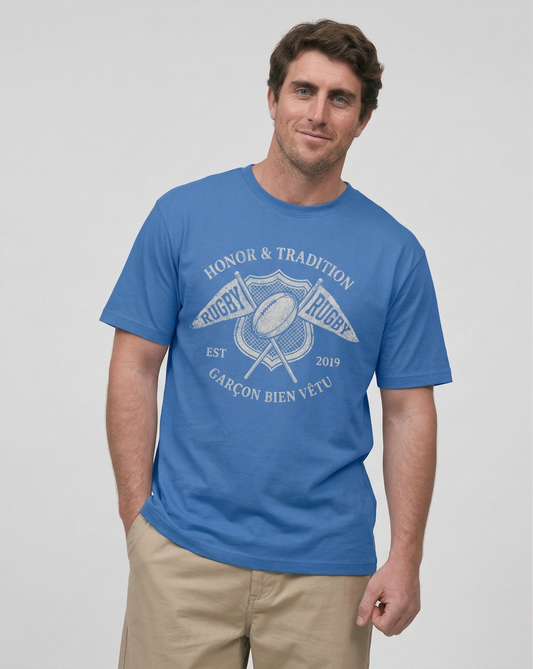 T-shirt Rugby Héritage – Honneur & Tradition