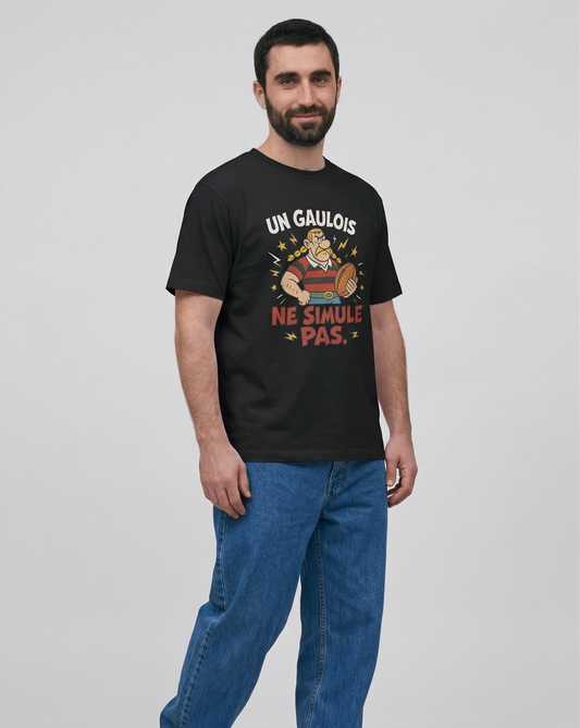 T-shirt Rugby – Un Gaulois ne Simule Pas