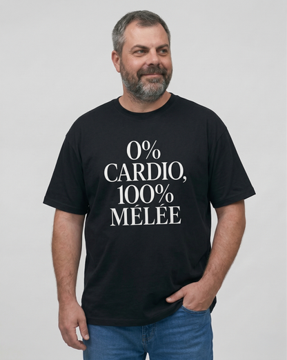 T-shirt Rugby – 0% Cardio, 100% Mêlée